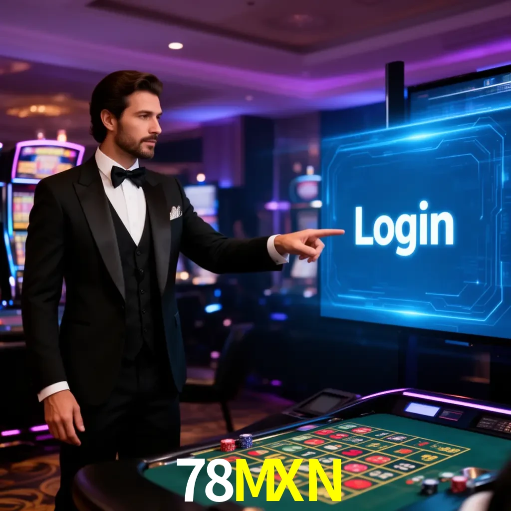 78MXN Login - OTP, cuenta y soporte Pantalla 78MXN Login con OTP, contraseña, cuenta segura y soporte móvil